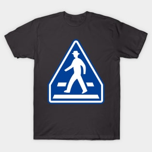 Japanese Pedestrian Crossing Sign T-Shirt